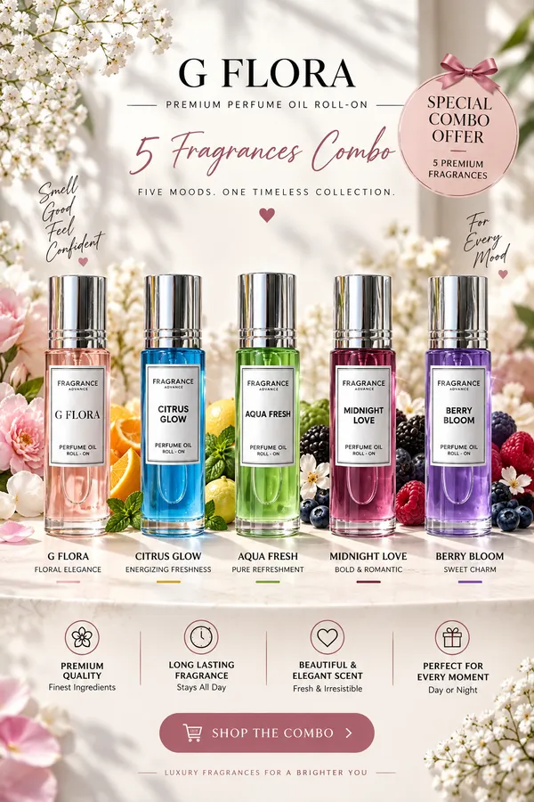 Fragrance_Scent_Floral_Fresh_Extrait_De_Parfum_Pack_Of_5