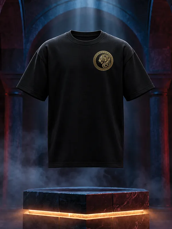 Black_Relaxed_Fit_Graphic_Print_T-Shirt_For_Men