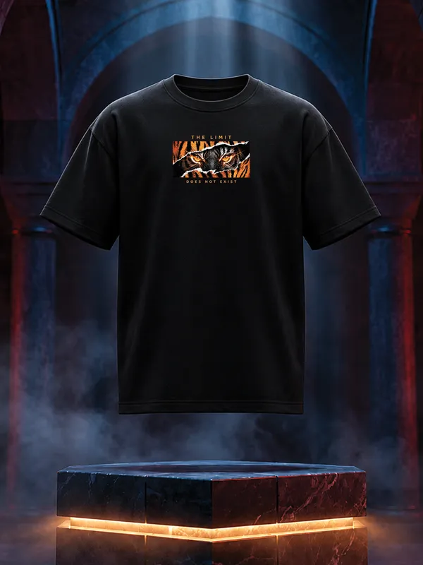 Black_Graphic_Print_Relaxed_Fit_T-Shirt_For_Men