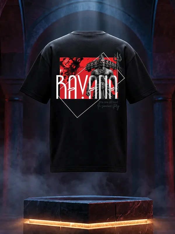 Black_Graphic_Print_Oversized_T-Shirt_For_Men