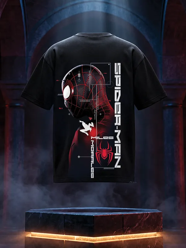 Black_Graphic_Print_Oversized_T-Shirt_For_Men