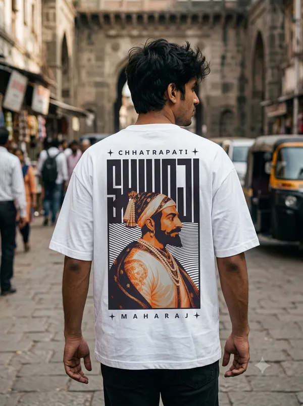White_Graphic_Print_Casual_Fit_T-Shirt_For_Men