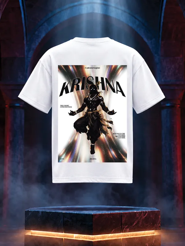 White_Graphic_Print_Relaxed_Fit_T-Shirt_For_Men