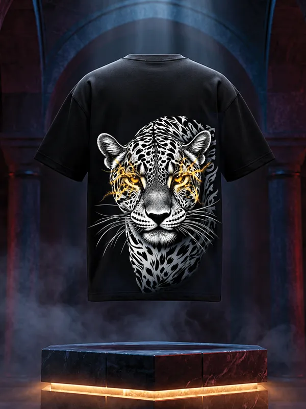 Black_Graphic_Print_Relaxed_Fit_T-Shirt_For_Men