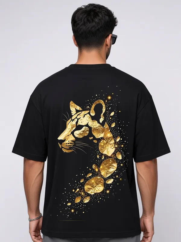Black_Relaxed_Fit_Graphic_Print_T-Shirt_For_Men