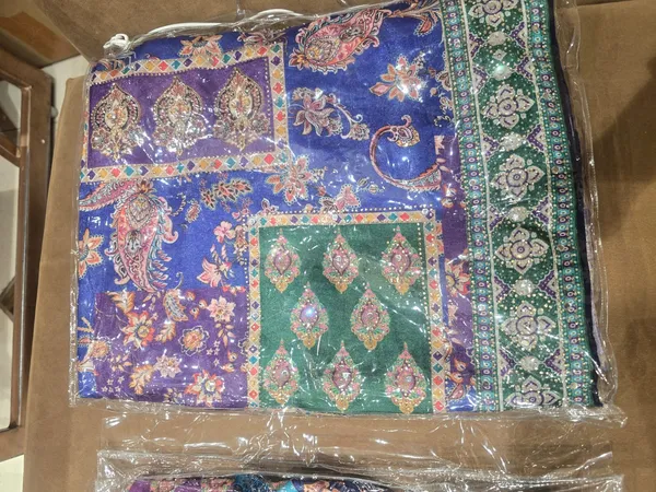 DESIGNER_MULTI_COLOR_SAREE_WITH_READY_TO_WEAR_BLOUSE
