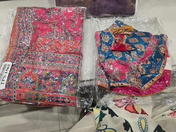 DESIGNER_MULTI_COLOR_SAREE_WITH_READY_TO_WEAR_BLOUSE