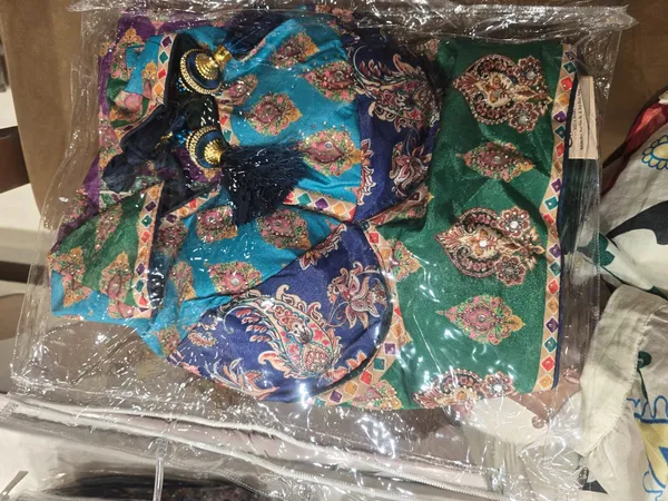 DESIGNER_MULTI_COLOR_SAREE_WITH_READY_TO_WEAR_BLOUSE