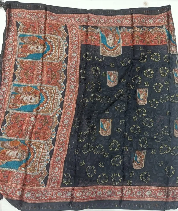 Designer_Maharani_viral_saree_with_Position_Print
