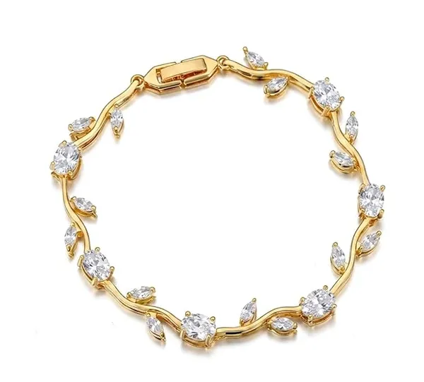 Gold_Tone_Crystal_Link_Bracelet_for_Women