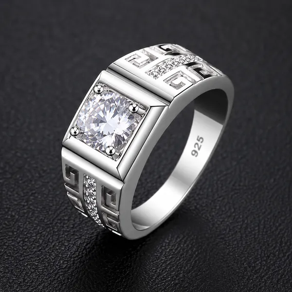 Silver_925_Greek_Key_Solitaire_Ring_for_Men