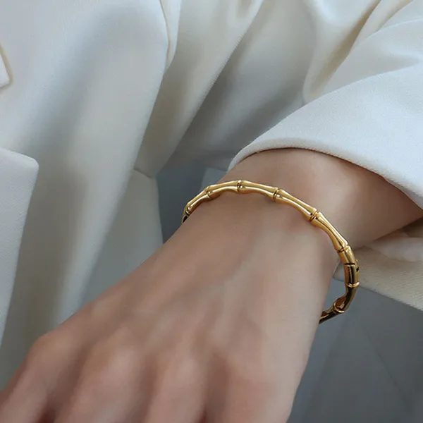 Gold_Plated_Stainless_Steel_Bamboo_Style_Bangle_for_Women