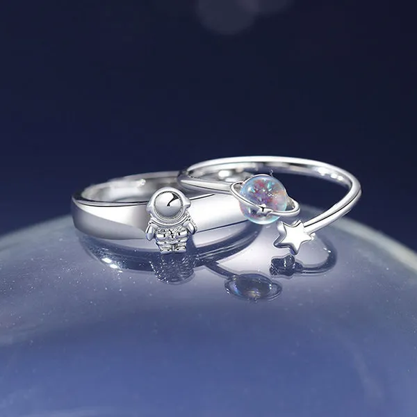 Silver_Stainless_Steel_Moonstone_Charm_Ring_For_Unisex_-_Pack_of_2
