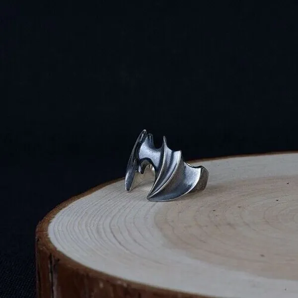 Silver_Tone_Open_Band_Gothic_Ring_For_Unisex