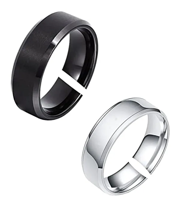 Black_And_Silver_Bar_Pendant_And_Ring_Set_for_Men
