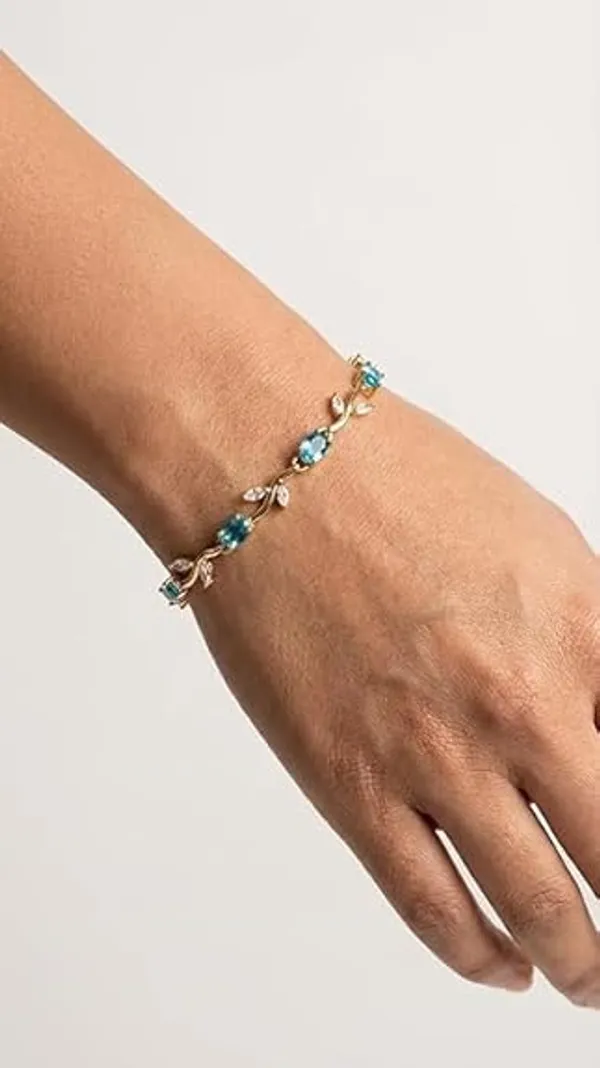 Gold_Tone_Blue_Stone_Bracelet_for_Women
