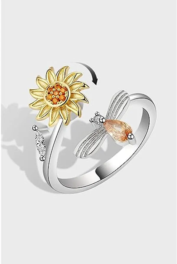 Silver_Tone_Adjustable_Floral_Butterfly_Ring_for_Women