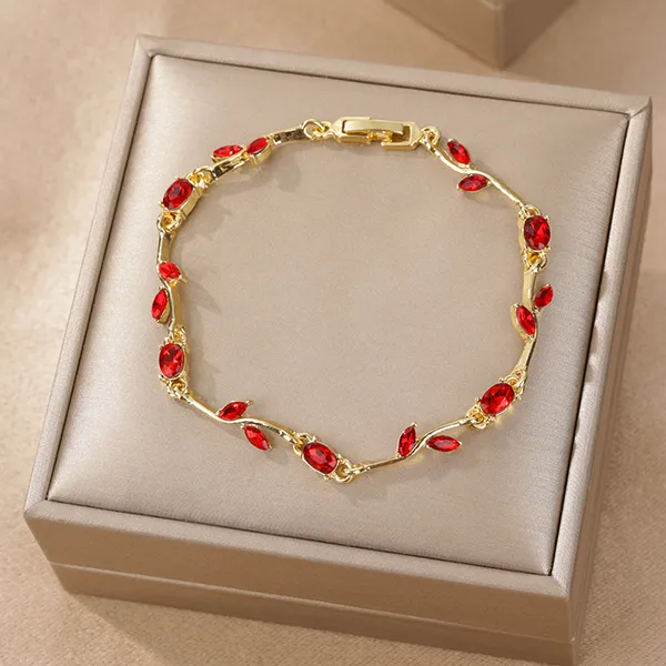 Gold_Tone_Leaf_Stone_Necklace_for_Women