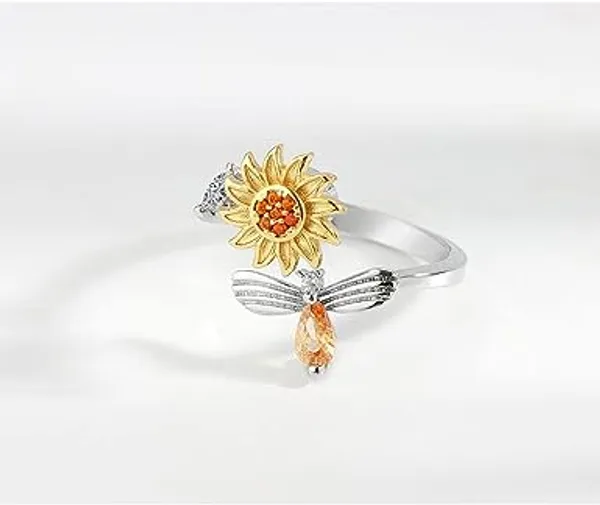 Silver_Tone_Adjustable_Floral_Butterfly_Ring_for_Women