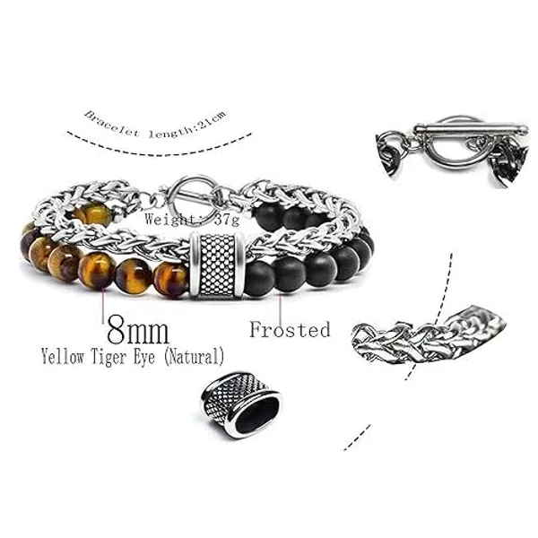 Yellow_Tiger_Eye_Bead_Bracelet_for_Men