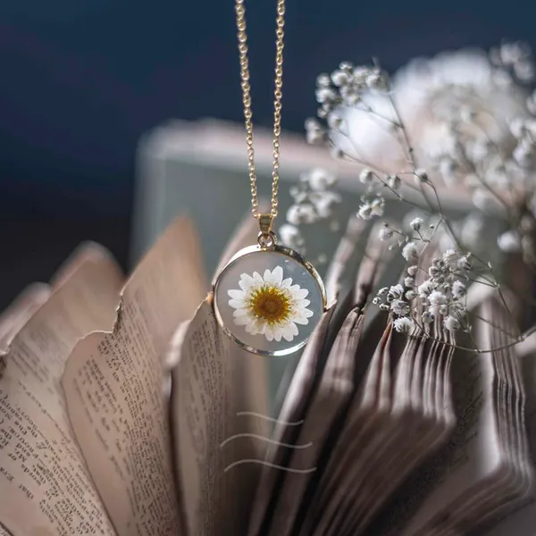 White_Resin_Floral_Pendant_Necklace_for_Women