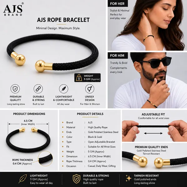 Black_Nylon_Rope_Bracelet_for_Men_And_Women