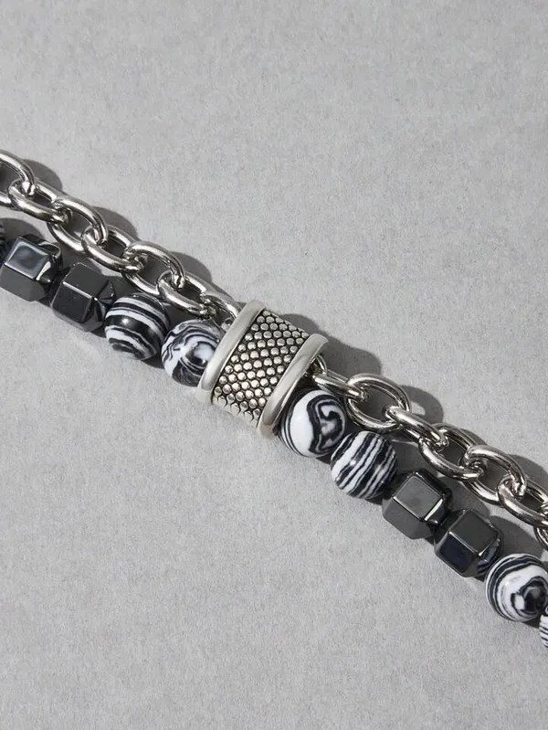 Black_Beaded_Chain_Bracelet_for_Men