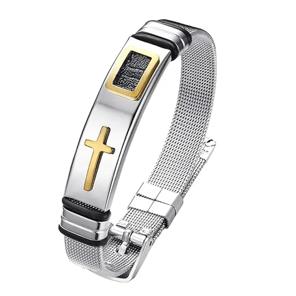 Silver_Stainless_Steel_Cross_Bracelet_for_Men