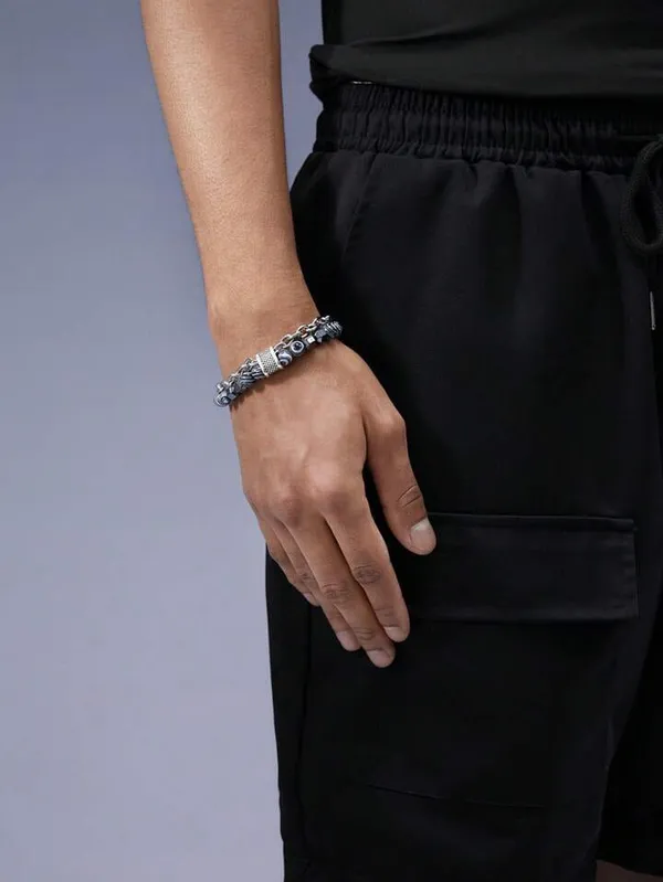 Black_Beaded_Chain_Bracelet_for_Men