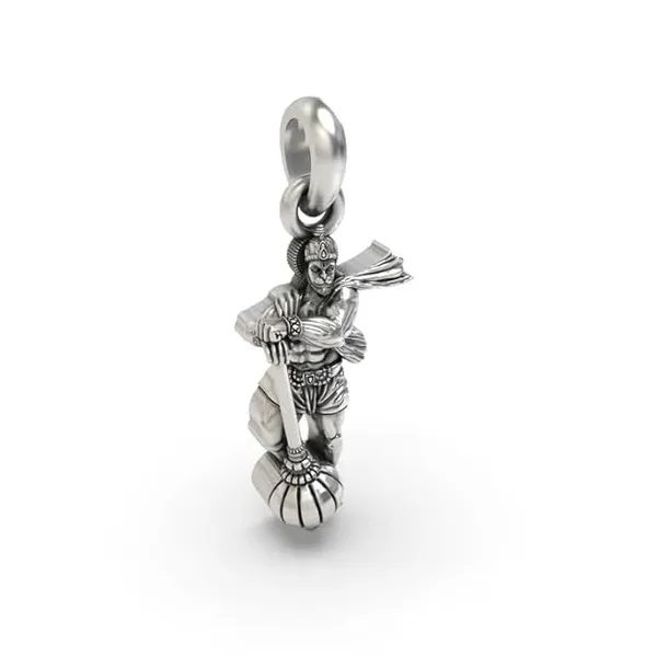 Silver_Tone_Hanuman_Pendant_Necklace_for_Men