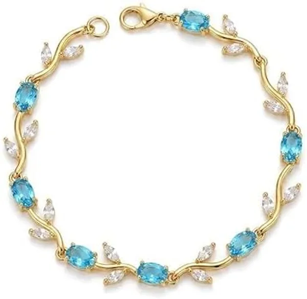 Gold_Tone_Blue_Stone_Bracelet_for_Women