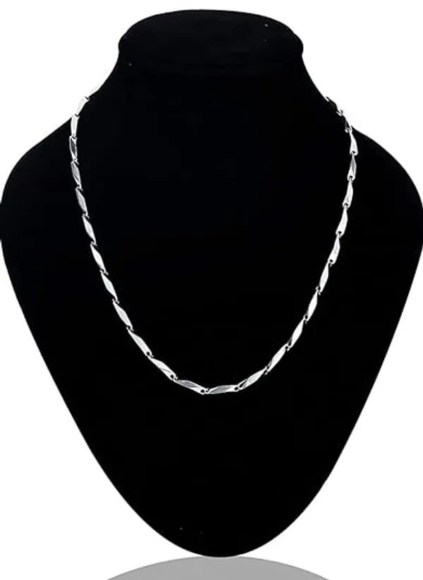 Silver_Tone_Link_Chain_Necklace_For_Men
