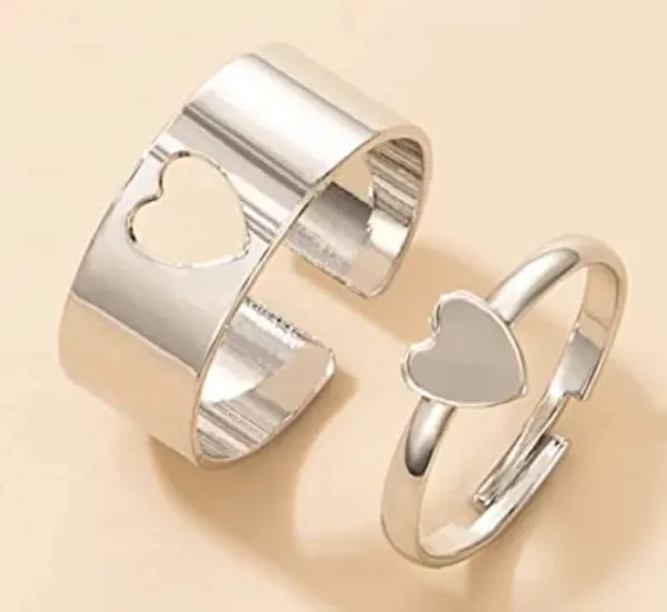 Silver-Tone_Heart_Design_Ring_Set_for_Couples