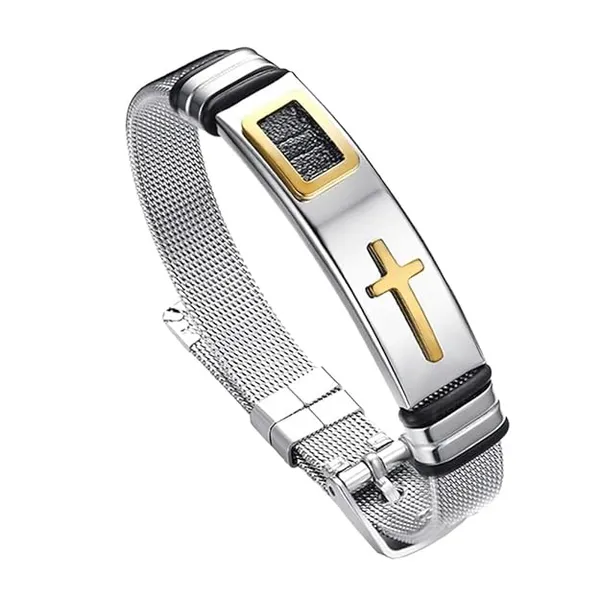 Silver_Stainless_Steel_Cross_Bracelet_for_Men