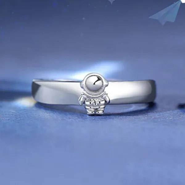 Silver_Stainless_Steel_Moonstone_Charm_Ring_For_Unisex_-_Pack_of_2