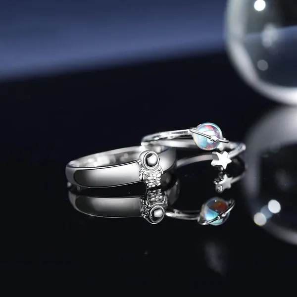 Silver_Stainless_Steel_Moonstone_Charm_Ring_For_Unisex_-_Pack_of_2