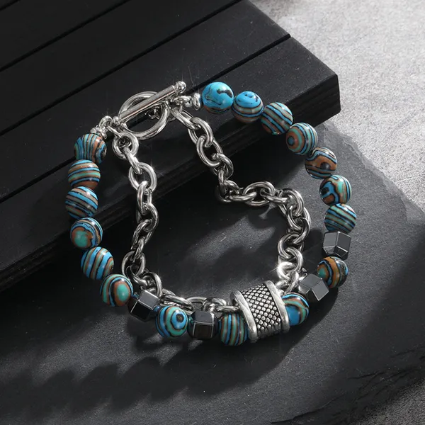 Blue_Beaded_Chain_Bracelet_for_Men