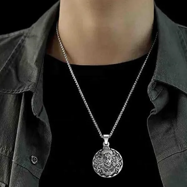 Silver_Tone_Religious_Pendant_Necklace_for_Men