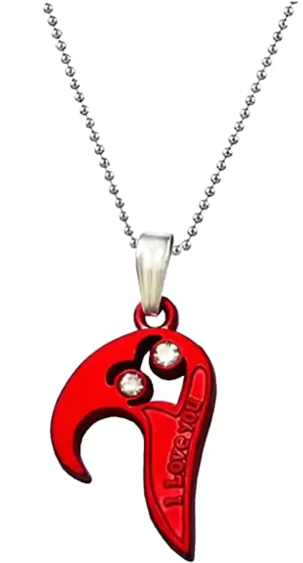 Silver_Red_Couple_Heart_Pendant_Necklace_for_Couples