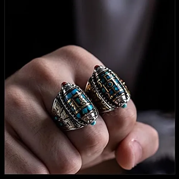 Blue_Ornate_Metal_Statement_Ring_for_Men