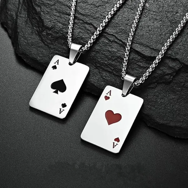 Silver_Tone_Playing_Card_Pendant_Necklace_Set_for_Couples