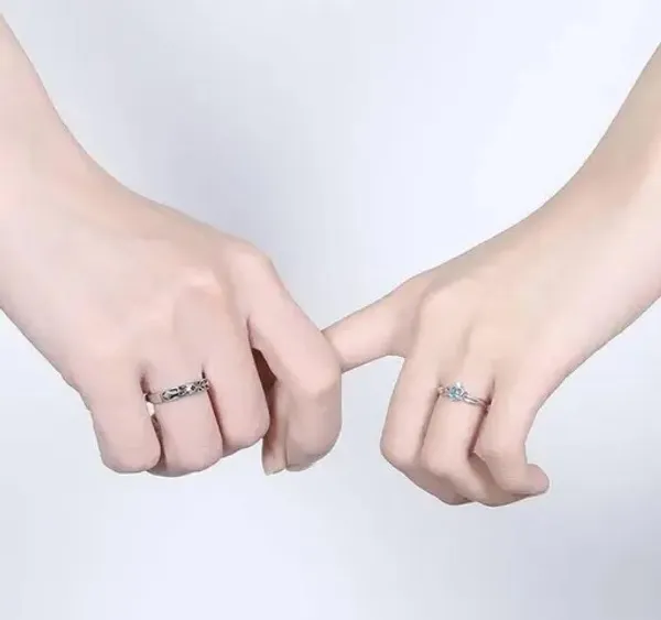Silver-Tone_Couple_Ring_Set_for_Partners