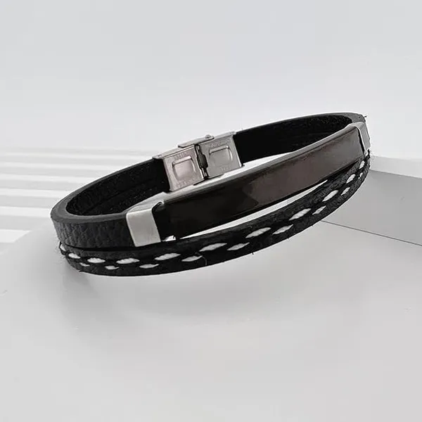 Black_Metal_Link_Bracelet_for_Men