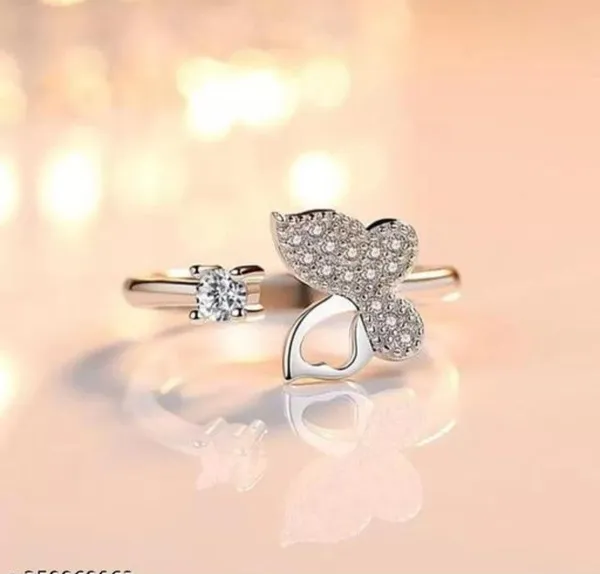 Silver_Stainless_Steel_Butterfly_Stone_Ring_For_Unisex_-_Pack_of_2
