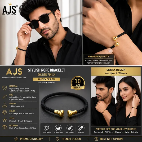 Black_Nylon_Rope_Bracelet_for_Men_And_Women