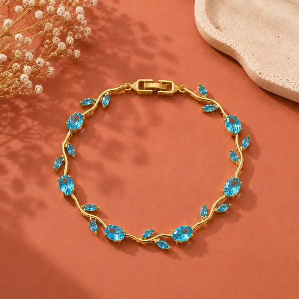 Gold_Tone_Blue_Stone_Bracelet_for_Women