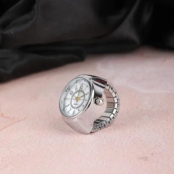 Silver_Metal_Quartz_Ring_Watch