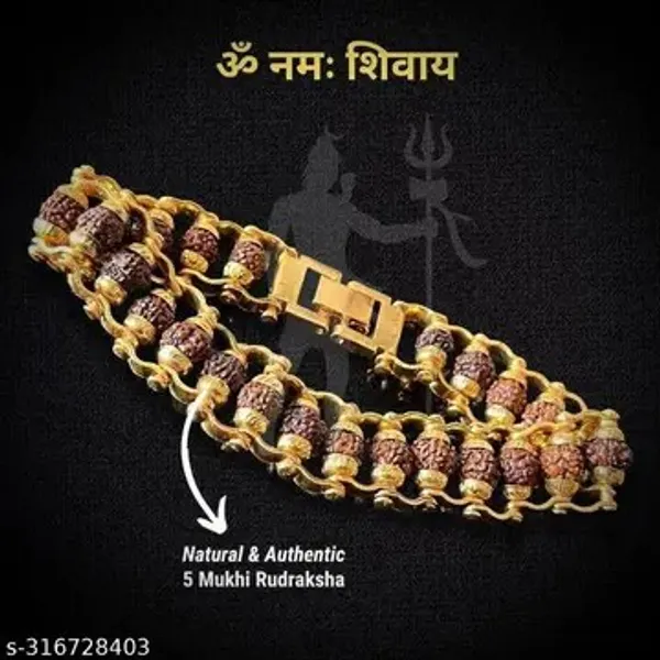 Brown_Gold_Tone_Rudraksha_Bracelet_for_Men
