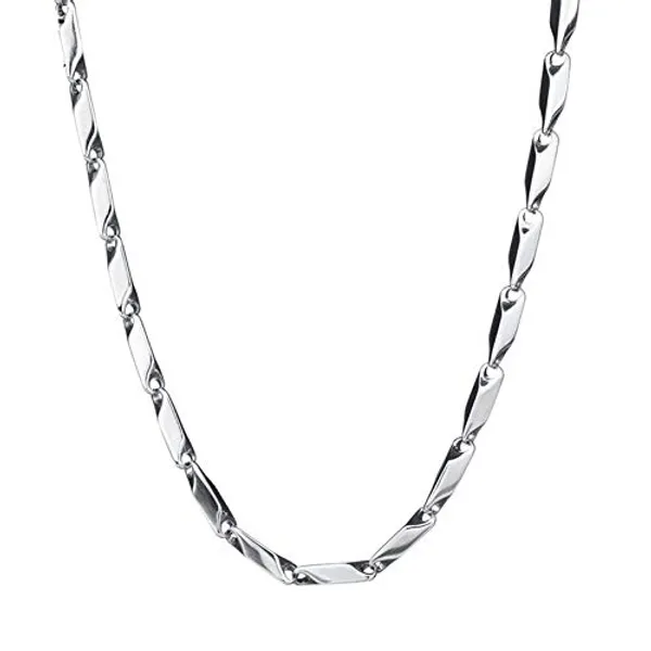 Silver_Tone_Link_Chain_Necklace_For_Men