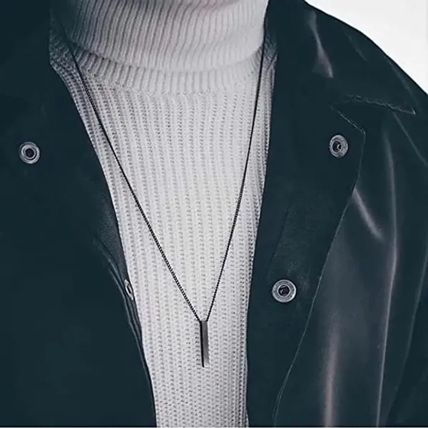 Black_And_Silver_Bar_Pendant_And_Ring_Set_for_Men